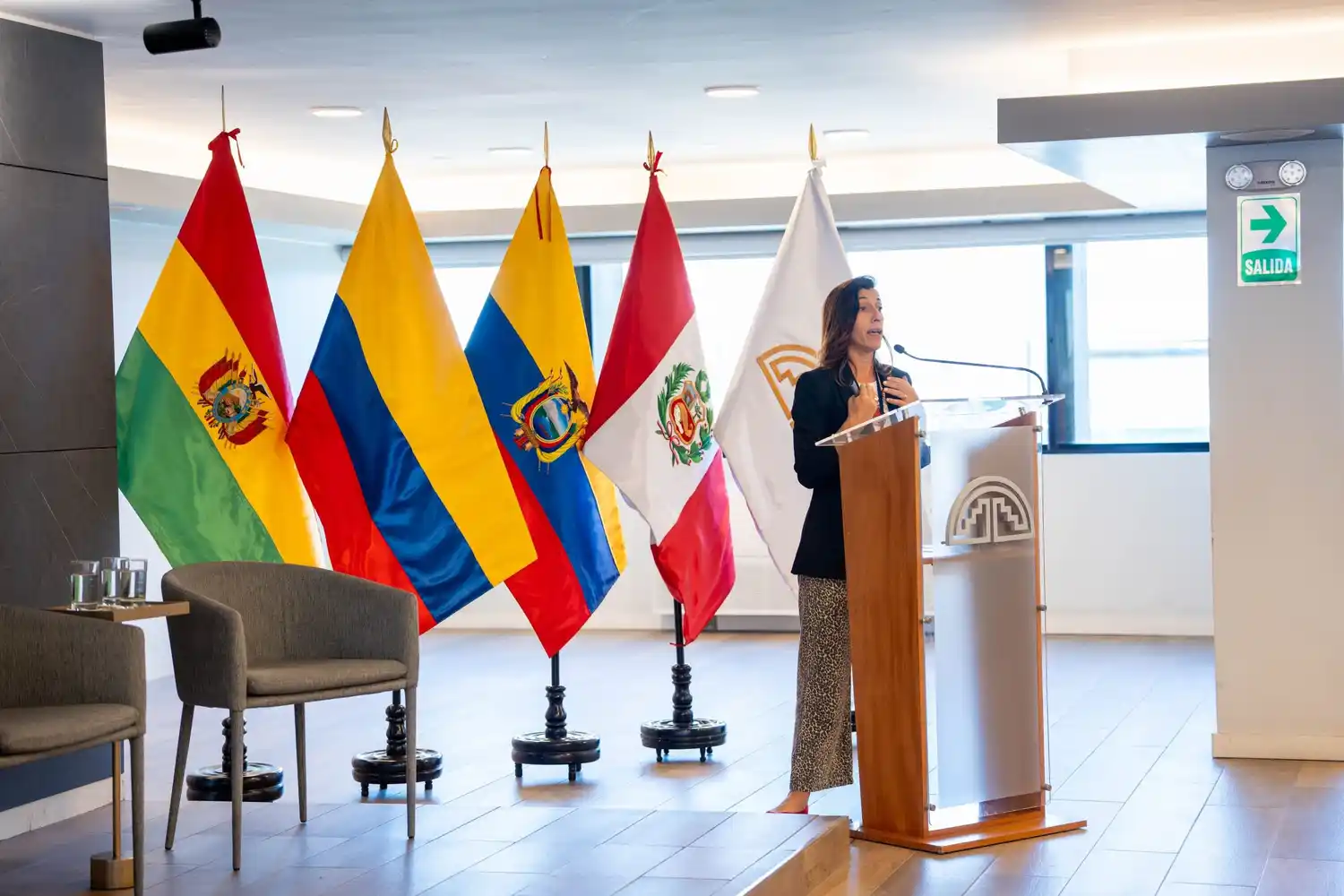 En su exposición, la especialista explicó que los glaciares funcionan como “centinelas del cambio climático”.