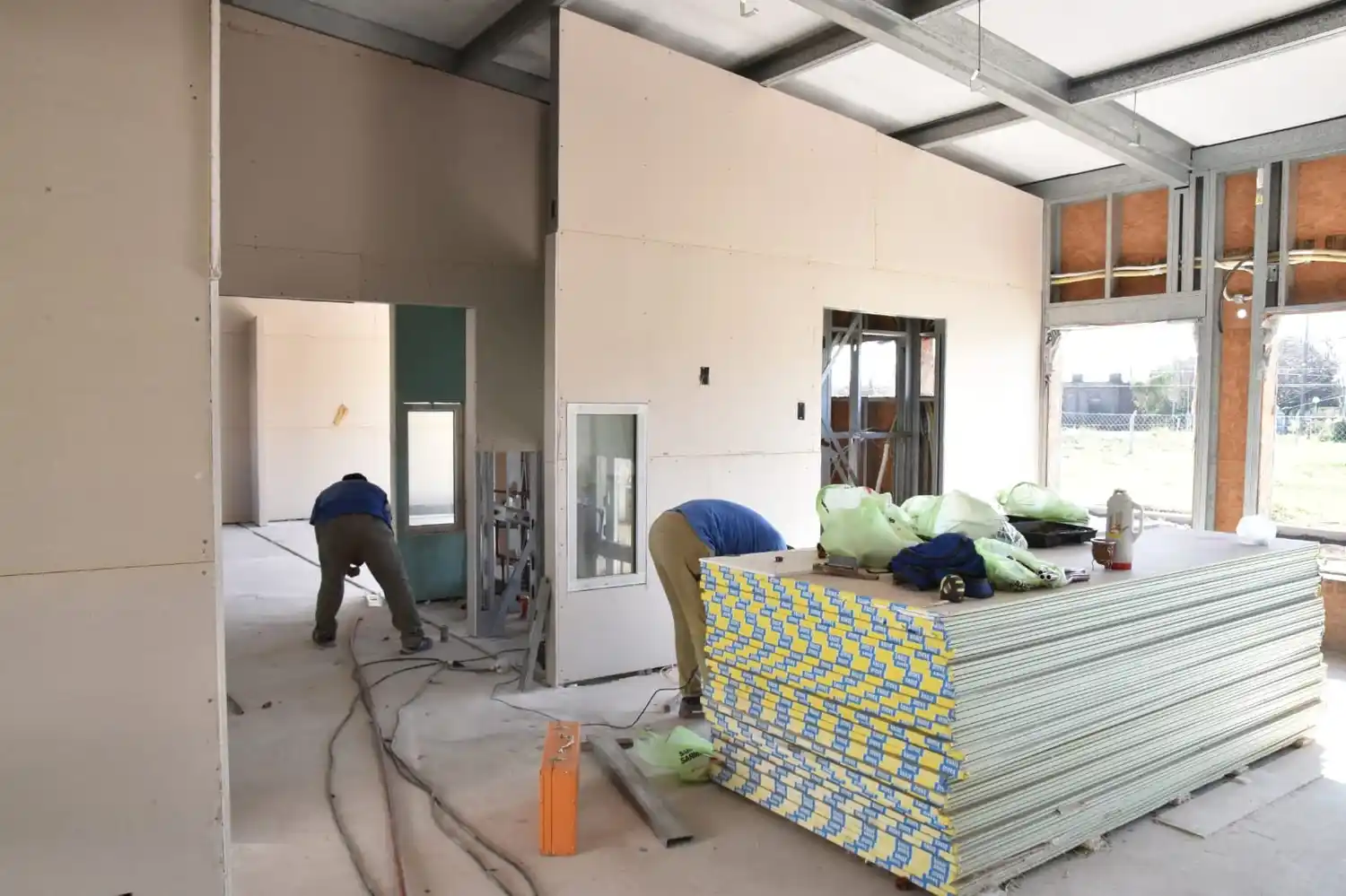 Gualeguay: Se reactivó la obra del Jardín de Infantes sobre Avenida Illia