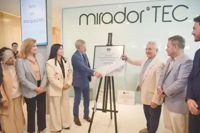 Rogelio Frigerio inauguró el Mirador TEC, el primer Parque Tecnológico de Entre Ríos