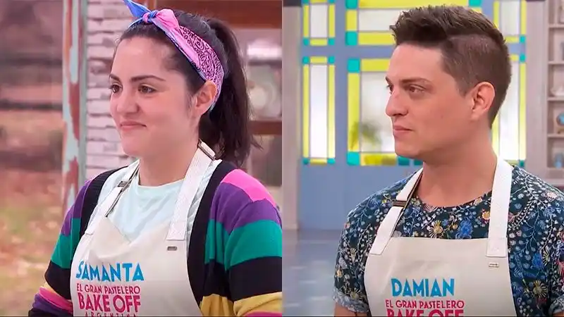 En la primera parte de la final de Backe Off, el jurado definió a Damián y Samanta como finalistas