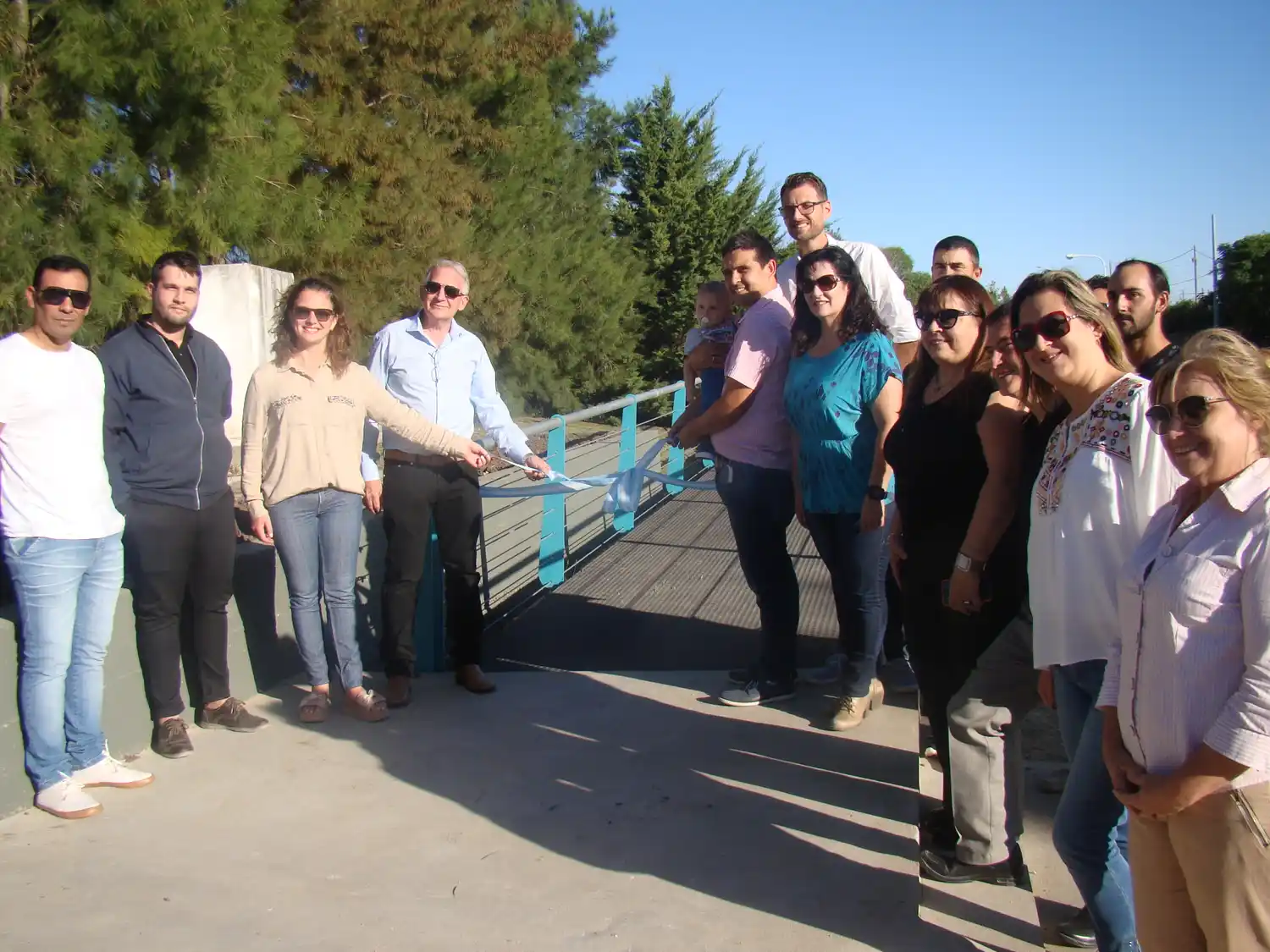Inauguraron el puente peatonal sobre el Salto del Paraíso
