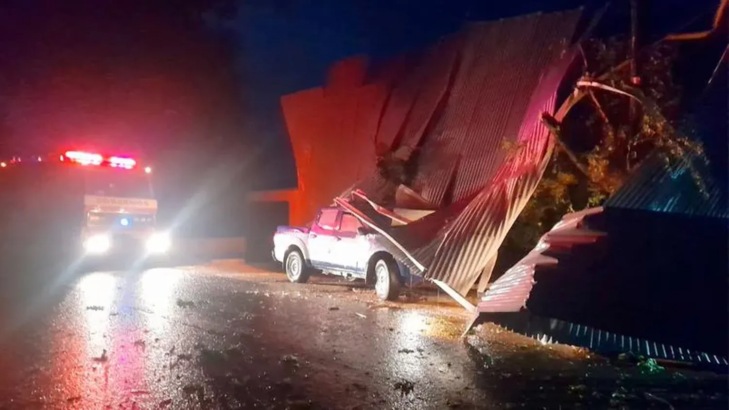 El temporal en la provincia provocó importantes daños