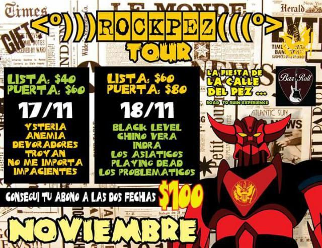 Hoy comienza la 8va edición del “Rock Pez Tour”