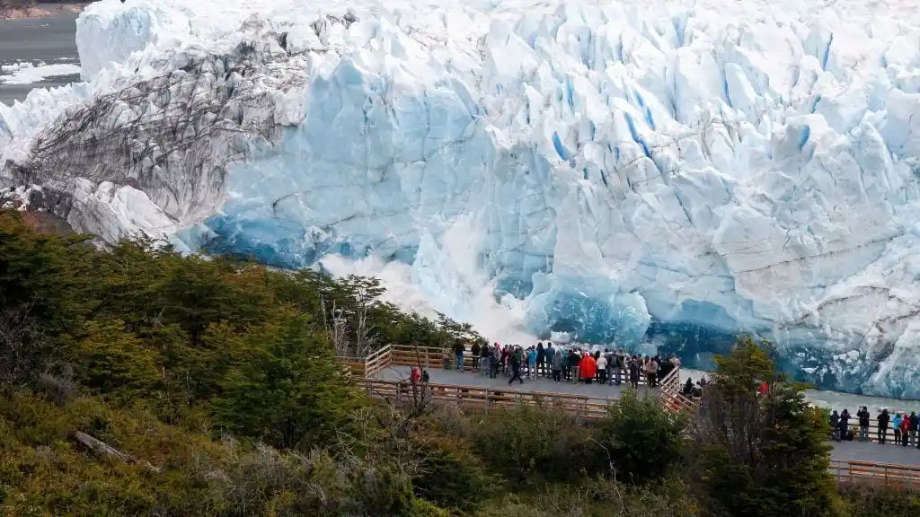 Vista del Glaciar Perito Moreno.