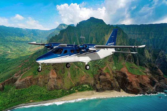Aviones Tecnam realizan nuevo servicio de vuelos charter en el Océano Pacífico