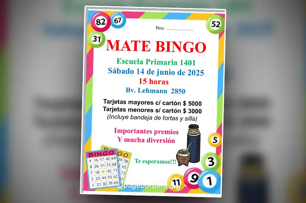 mate bingo rafaela