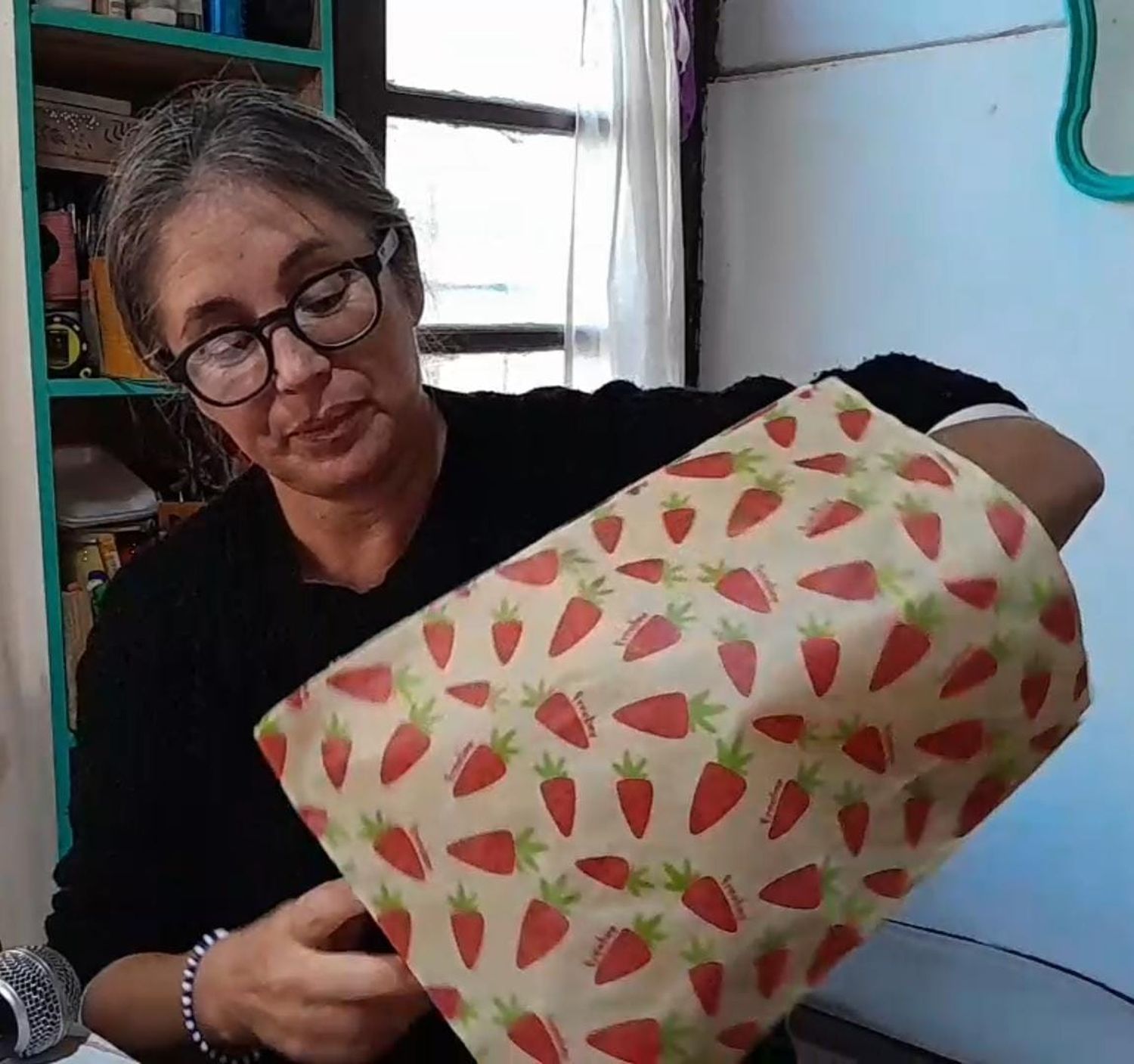 Mónica Leiva, la creadora de las bolsas.