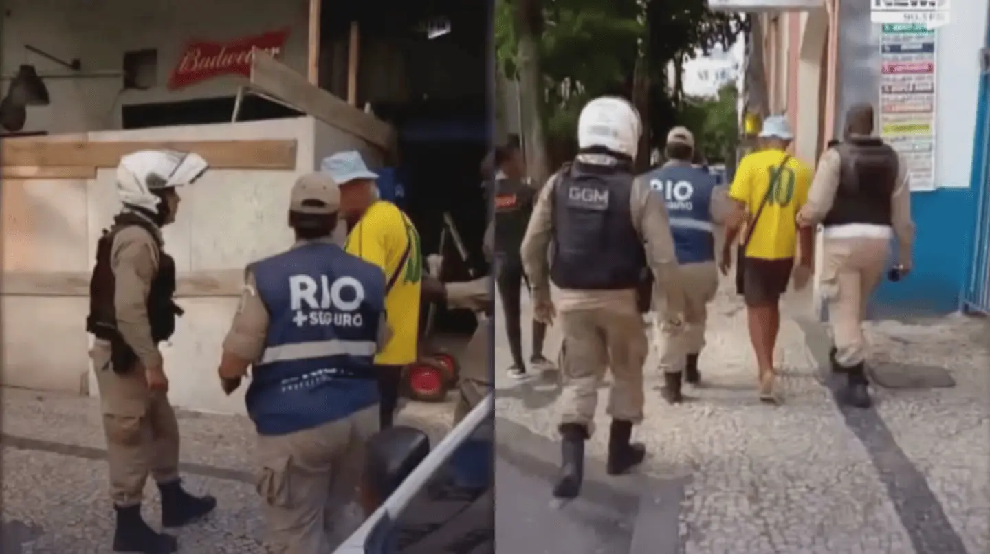 Captura video (Guardia urbana @gmrio.oficial)