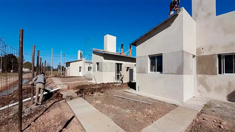 Programa "Primero tu Casa": Construyen viviendas en cuatro localidades entrerrianas