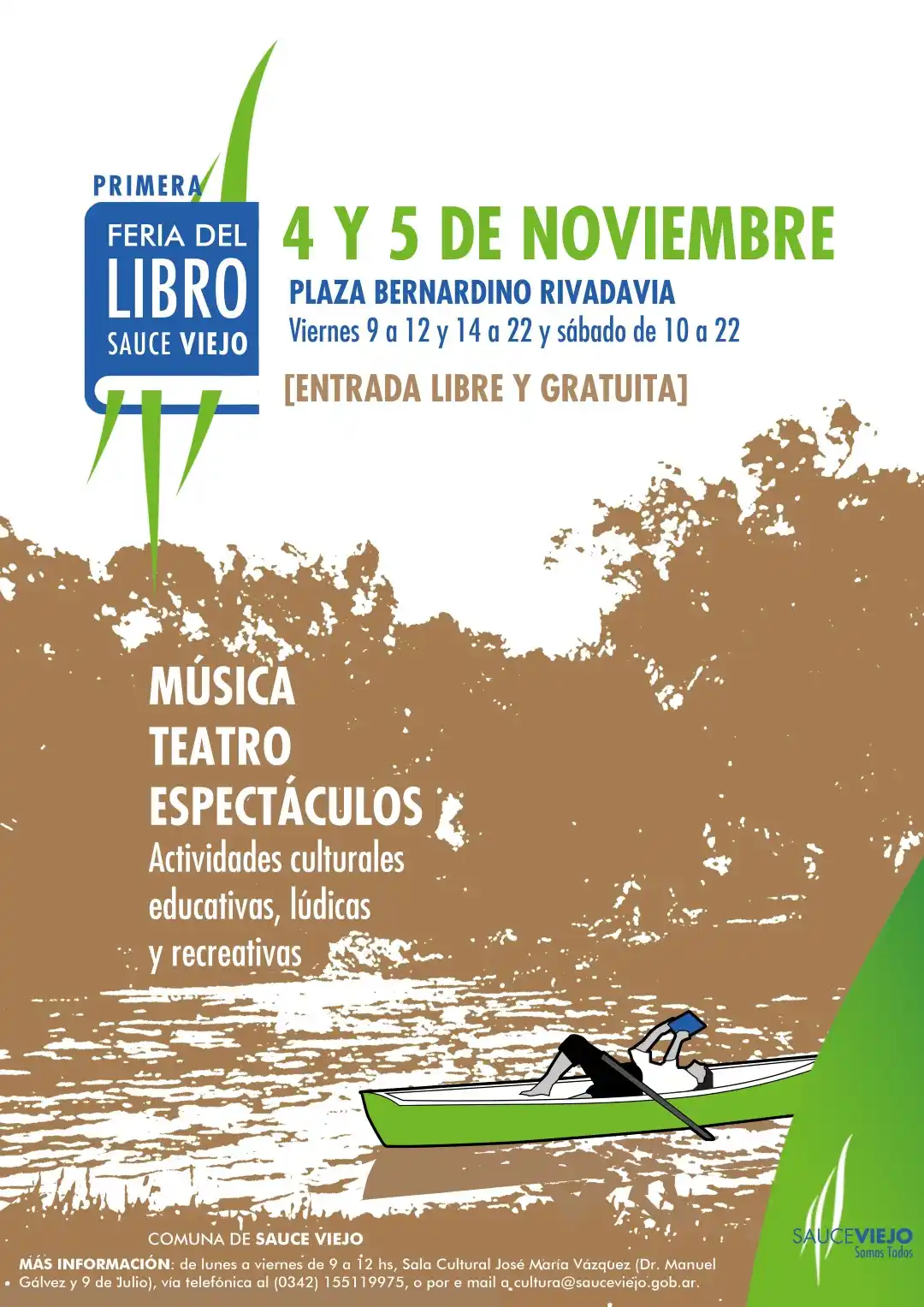 Sauce Viejo  prepara la primera “Feria del Libro”