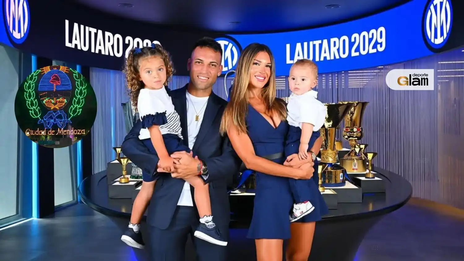 El jugador y su esposa visitaron la provincia del oeste argentino (Foto: IG Agostina Gandolfo)