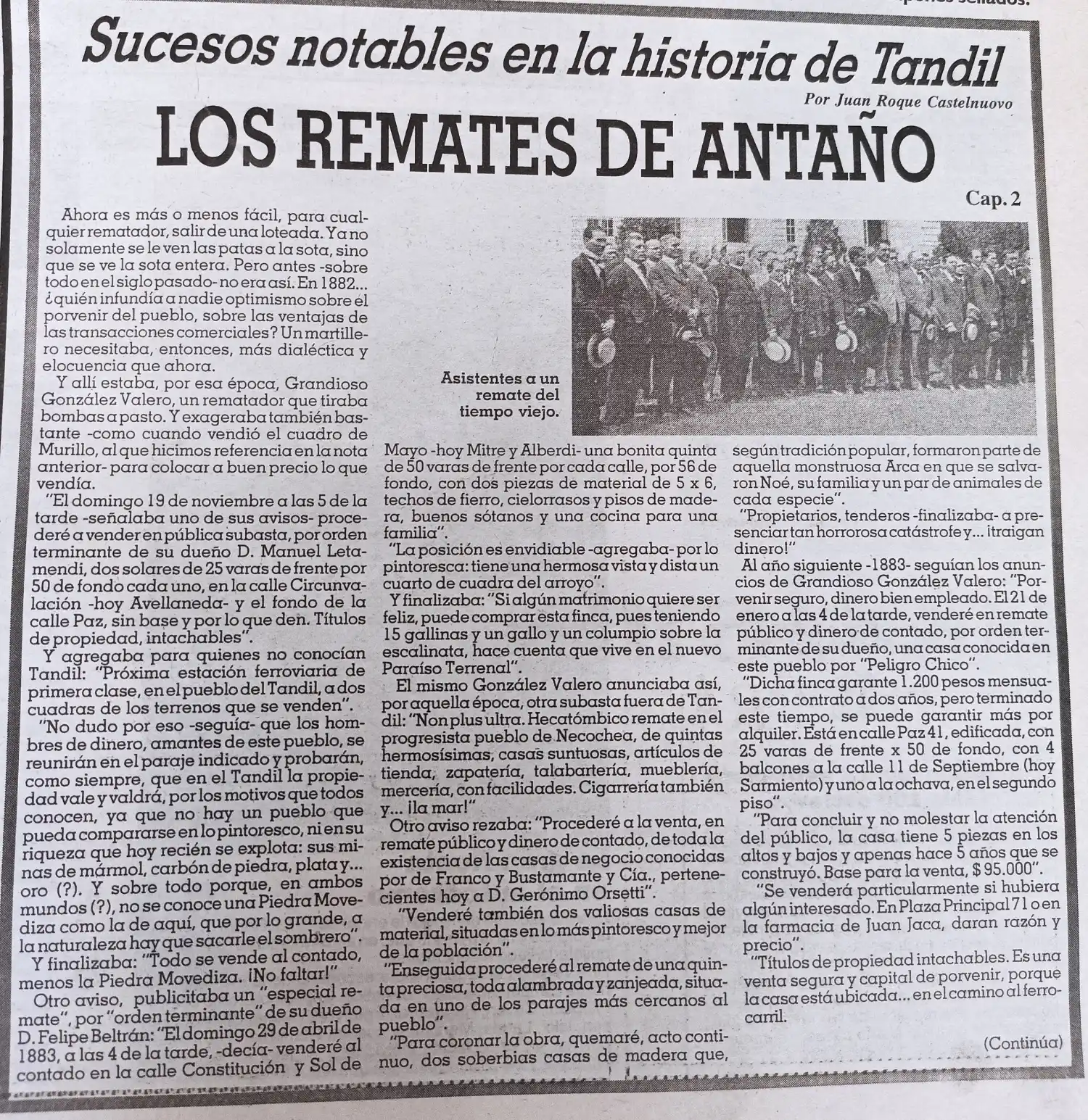 Los remates de antaño - Cap. 2