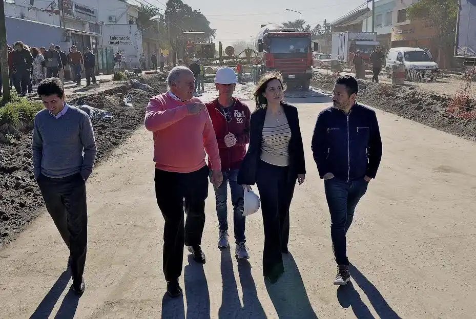 Merlo: Vidal supervisó obras de remodelación y pavimentación de ruta 21 