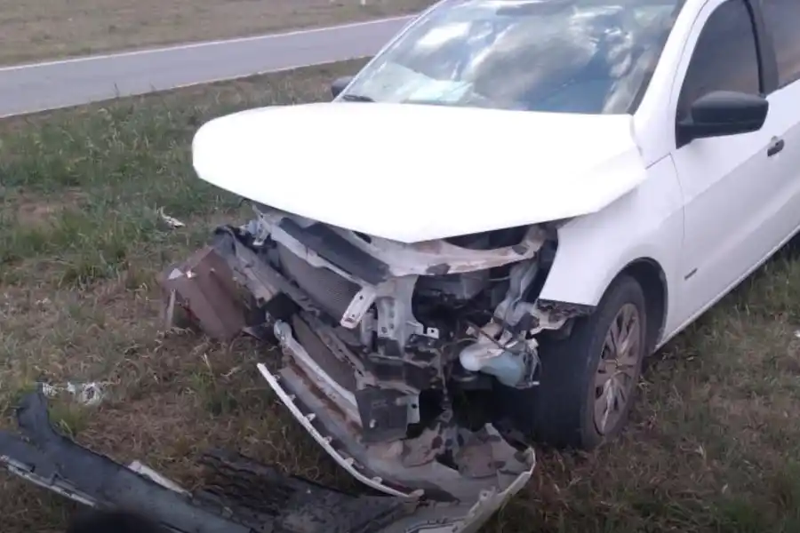 Otro accidente en la ruta 34: dos autos chocaron de frente en el cruce con la RP65