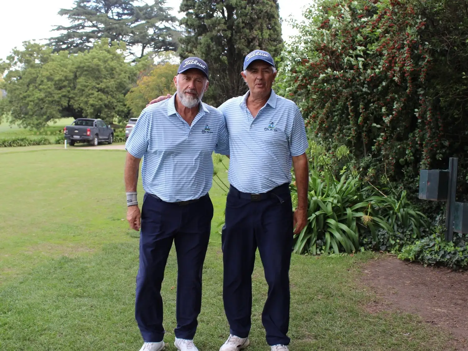 Alejandro Cantarelli y Daniel Fernández, dos de los integrantes del equipo anfitrión.