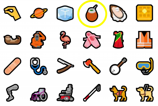 Avanza el "emoji del mate": Ya está en la última actualización de Windows 10
