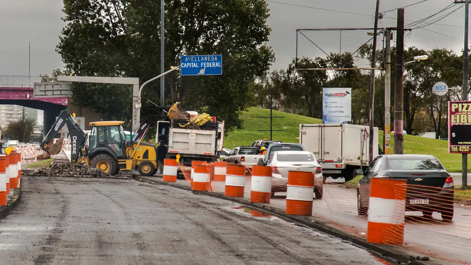 Quilmes: Comenzó la obra para la llegada del Metrobus en la avenida Calchaquí