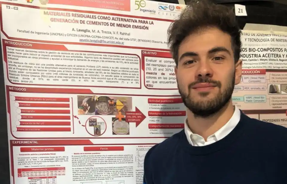 Investigador de la Unicen desarrolla importantes estudios sobre ecomateriales  en Europa