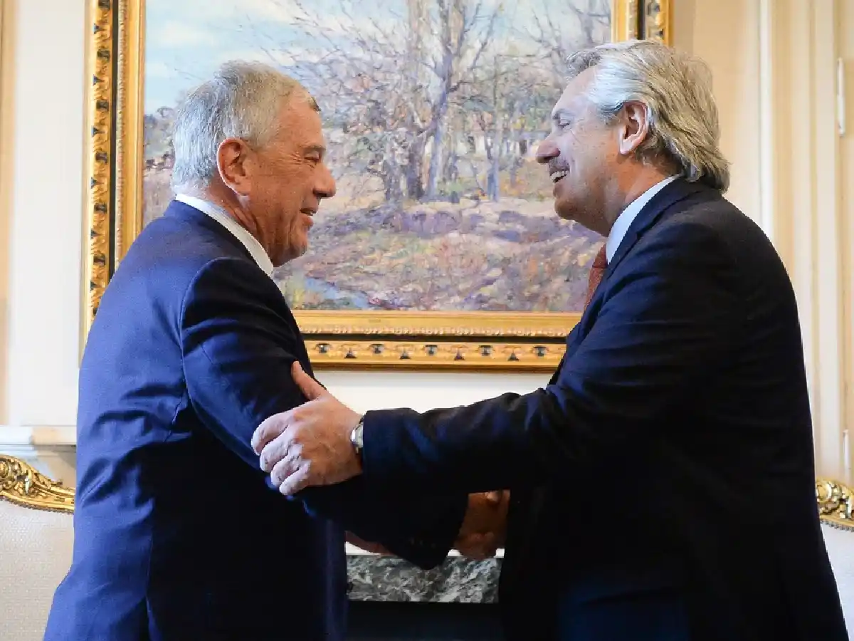 Fernández almorzó con uno de los enviados de Donald Trump en la Rosada