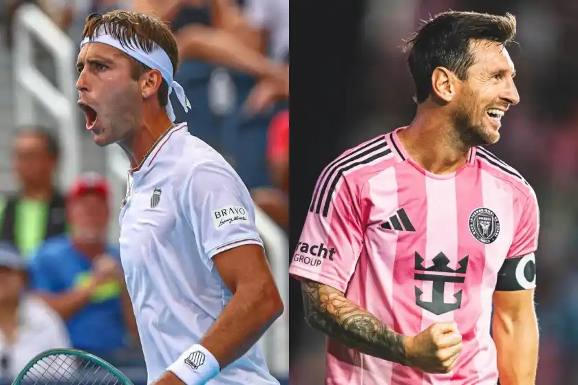 Argentinos en US Open y juega el Inter Miami de Messi: la agenda deportiva de este miércoles
