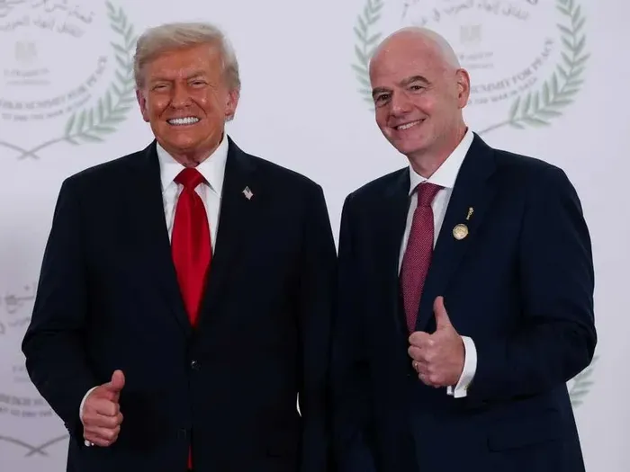 Trump e Infantino,
