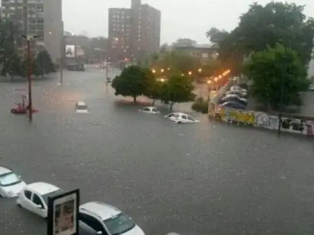 Diluvios e inundaciones, consecuencia del cambio climático.