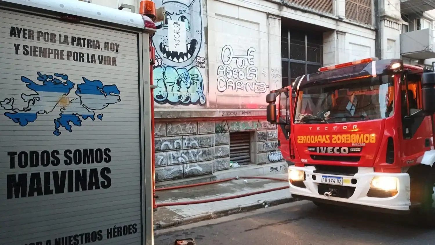 Un incendio en un centro de distribución de la EPE provocó un importante corte de luz en el centro