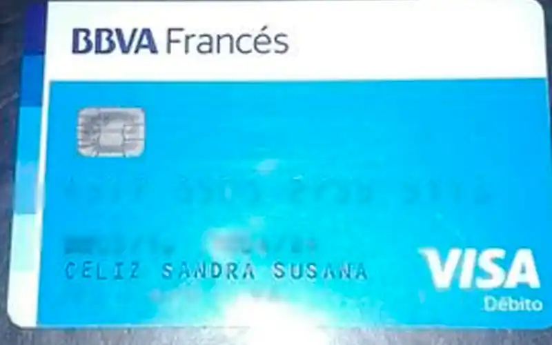 Encontraron la tarjeta de Sandra Celiz