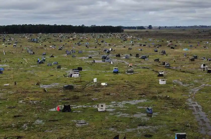 Restituyen a sus dueños las tierras ocupadas y desalojadas el jueves en Guernica