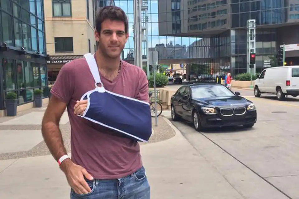 Del Potro se operó nuevamente la muñeca y comenzó con su rehabilitación