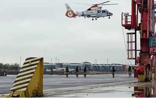Prefectura desplegó un "simulacro de ataque terrorista" en Dock Sud