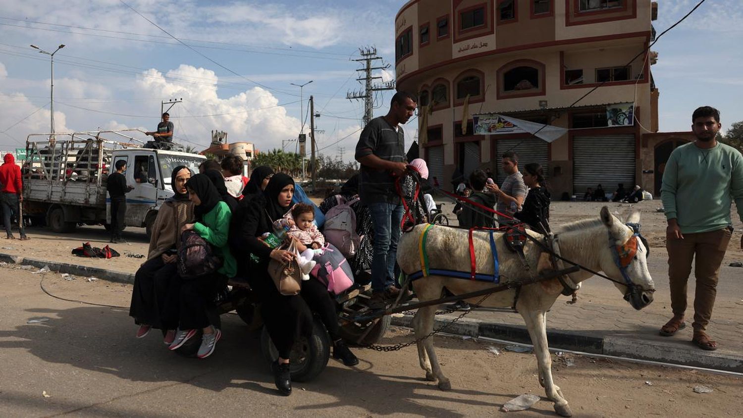 Casi 1,9 millones de palestinos tuvieron que abandonar Gaza por la ofensiva israelí