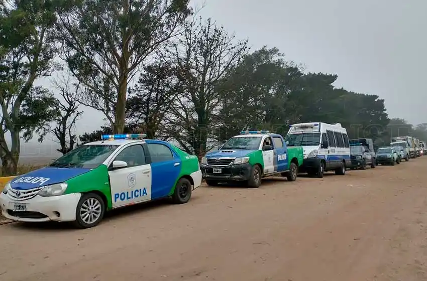 Video: tensión en el basural por fuerte presencia policial