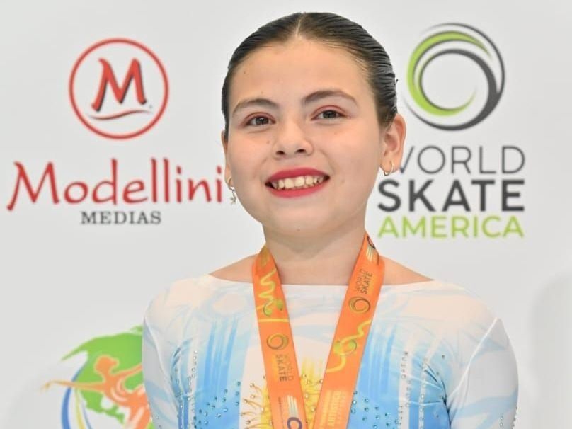 Federica Larrea representará a Villaguay en dos competencias nacionales de patín artístico