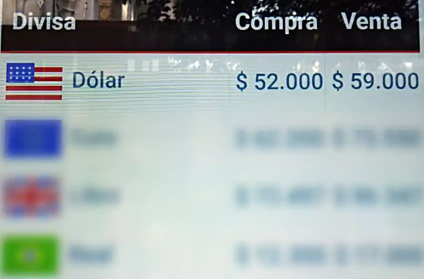 El dólar tiende a bajar en las casas de cambio rosarinas