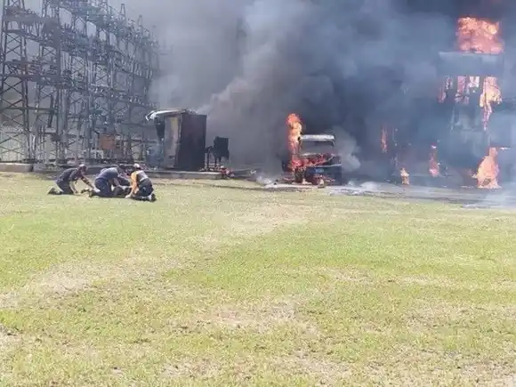 Un muerto y varios heridos tras explosión de subestación eléctrica en Aragua