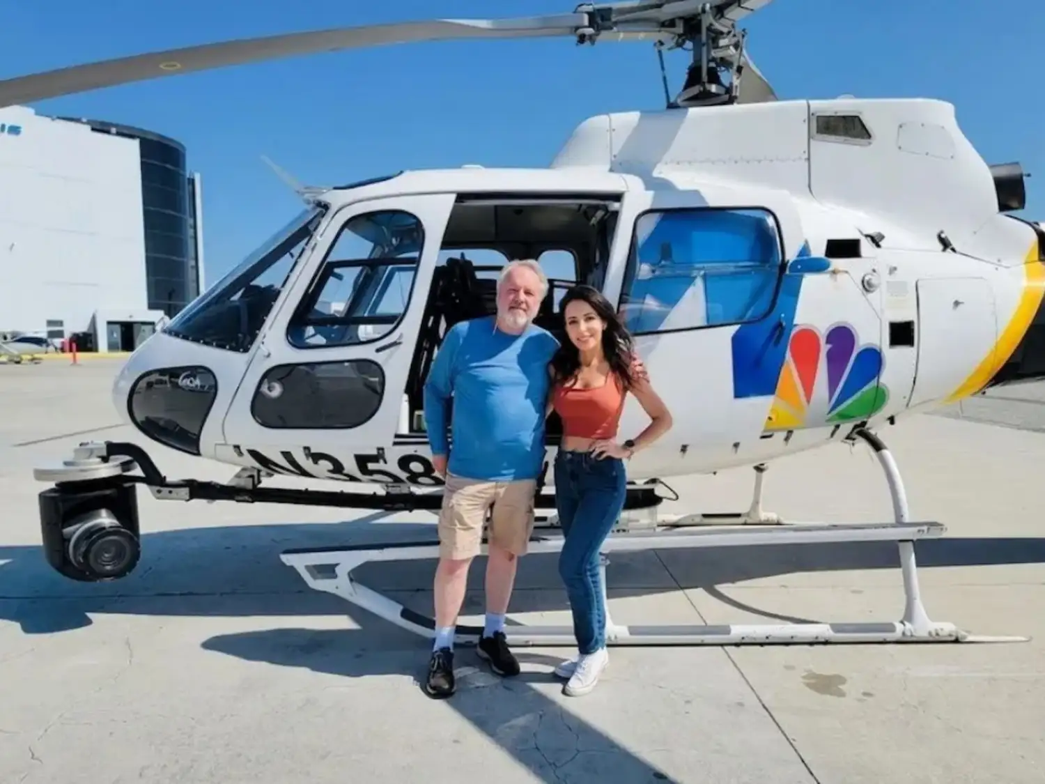 El helicóptero se cayó en Los Ángeles.