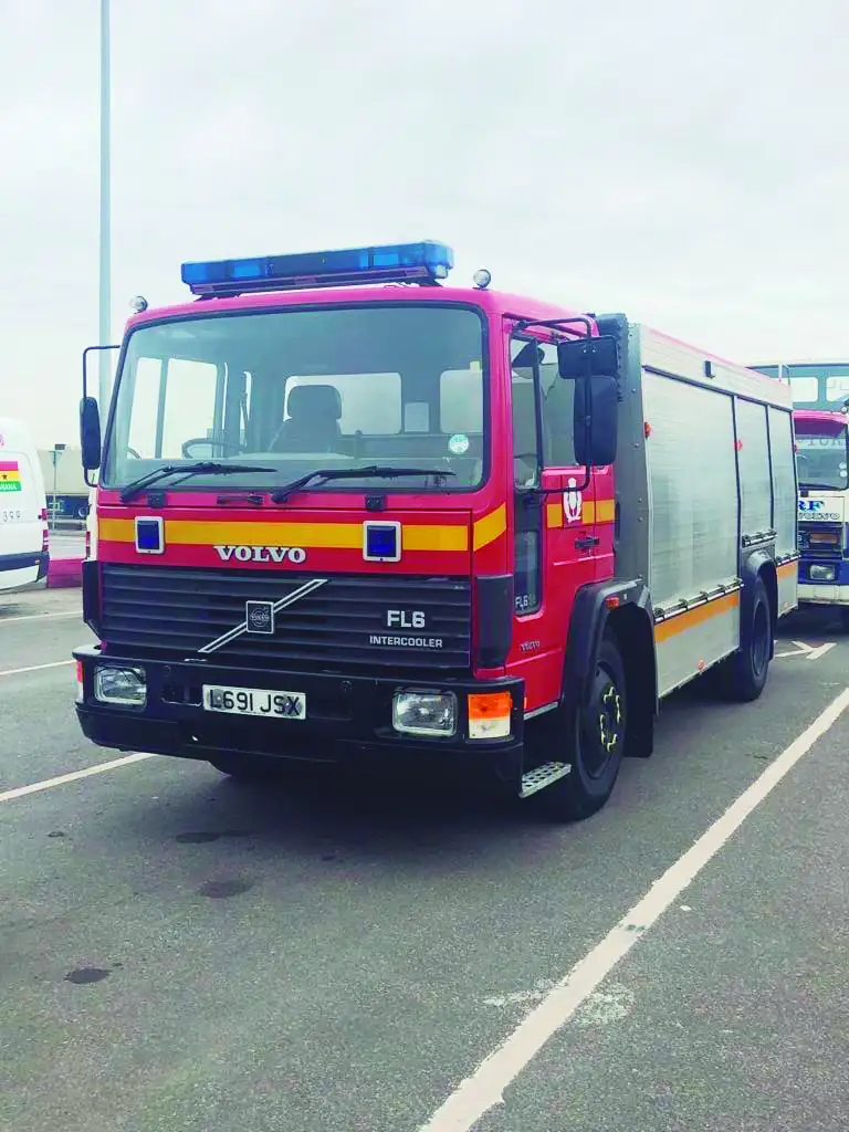 Bomberos espera un nuevo camión procedente de Escocia