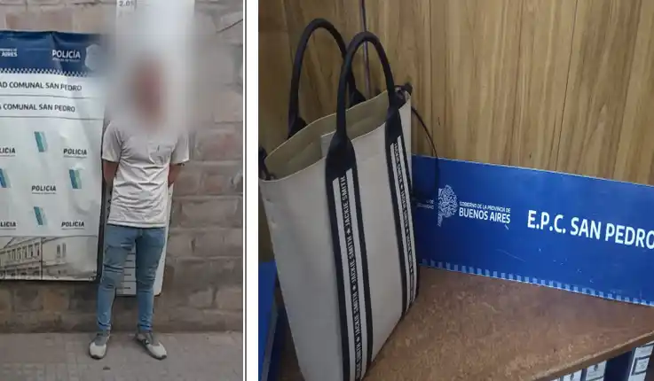 Robó un cartera de un auto, lo detuvieron y recuperó la libertad