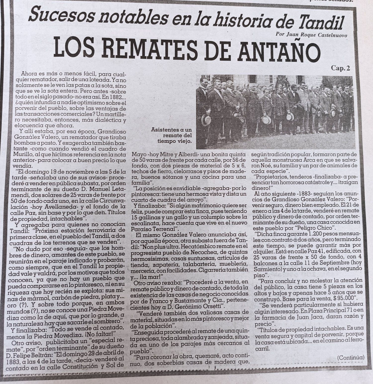 Los remates de antaño - Cap. 2