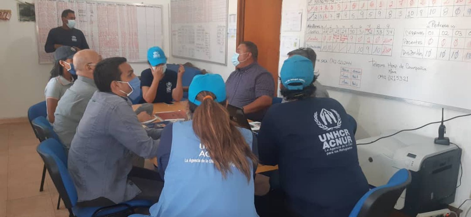 Acnur instalará zona de triaje en el Centro de Aislamiento y Cuarentena Los Caracas
