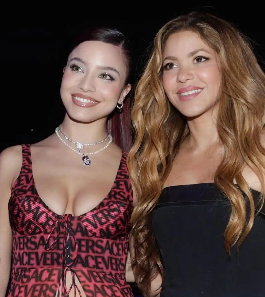 Shakira y Emilia posaron juntas para una foto