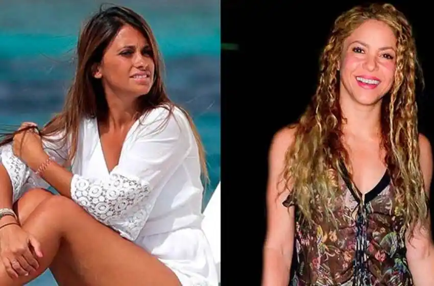 Selfies y sonrisas: Antonella Roccuzzo y Sahkira se mostraron juntas