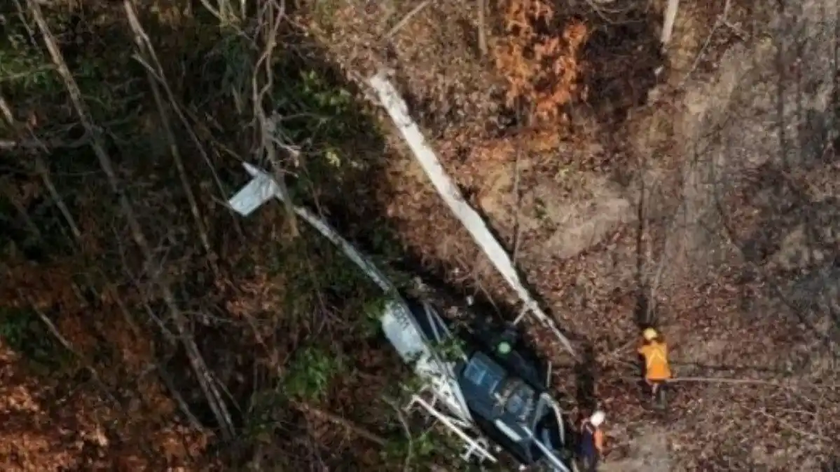 Helicóptero de Corpoelec se precipitó a tierra en Mérida (FOTOS)