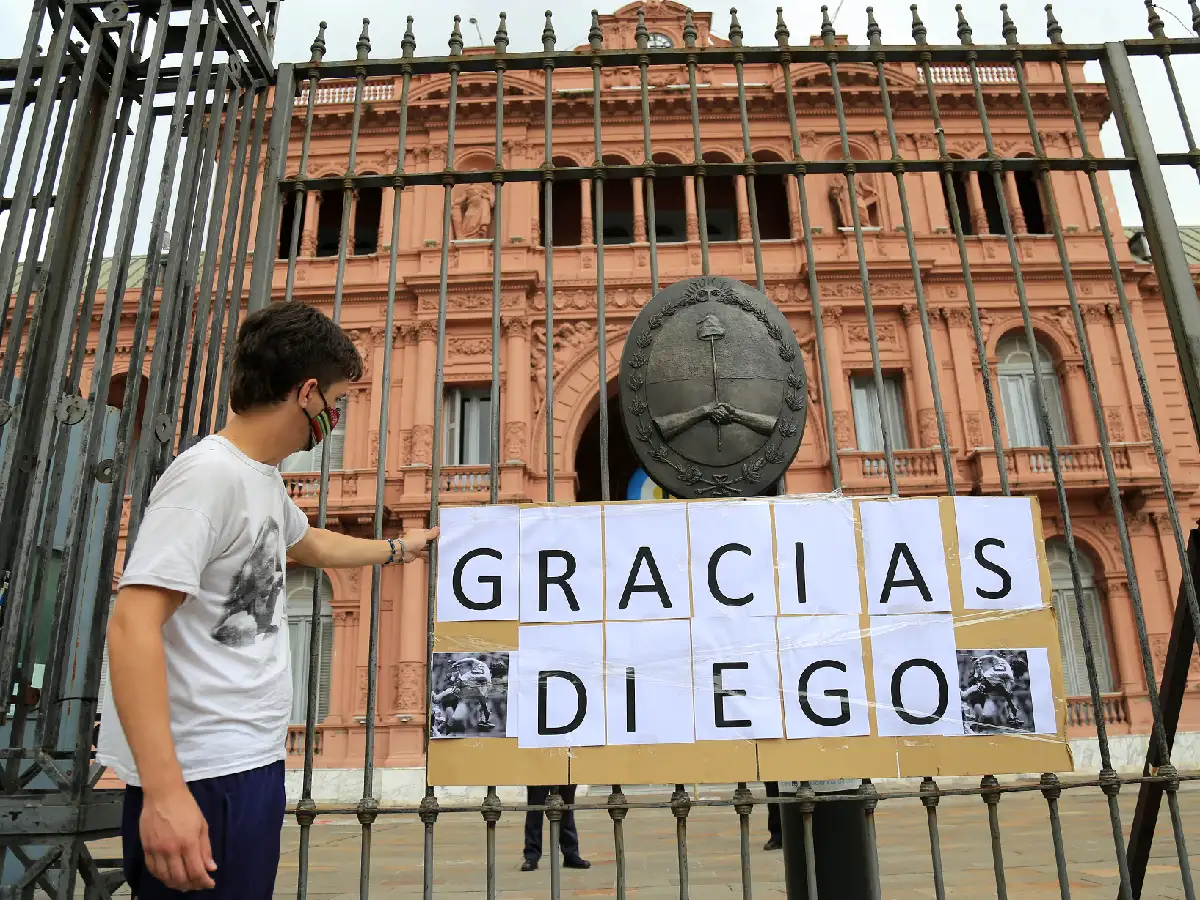 Maradona será velado en la Casa Rosada