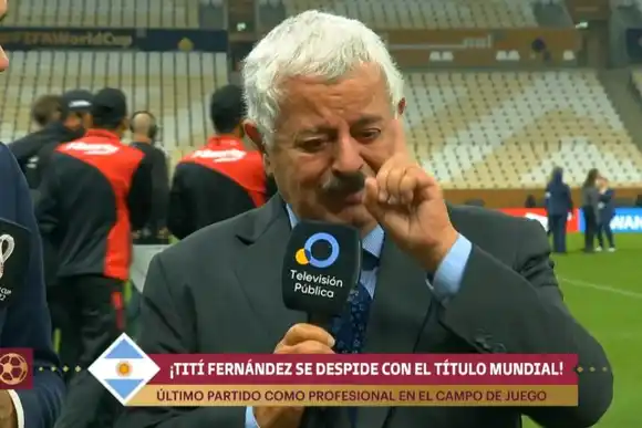 Cierre con toda la gloria: "Tití" Fernández se retiró de las coberturas de campo de juego