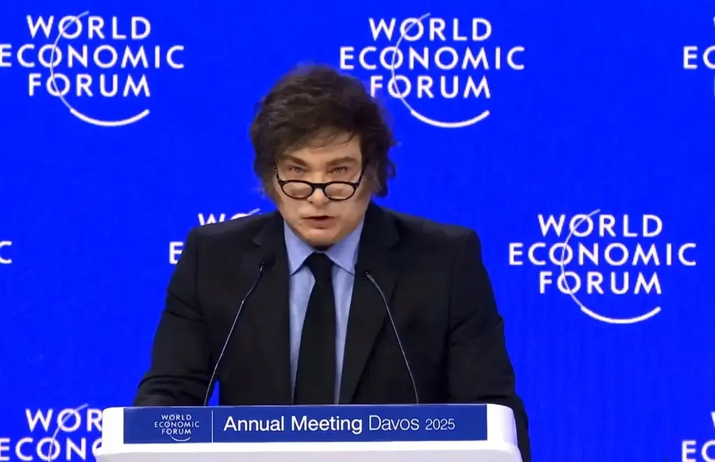 Milei en Davos