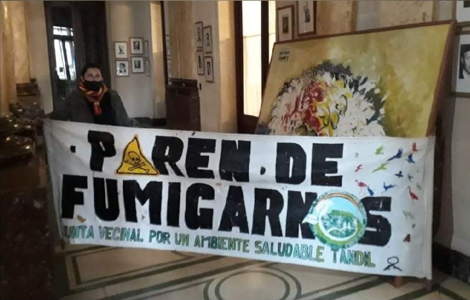 La Junta Vecinal le planteó a la Vicegobernadora el reclamo por la aplicación de fitosanitarios