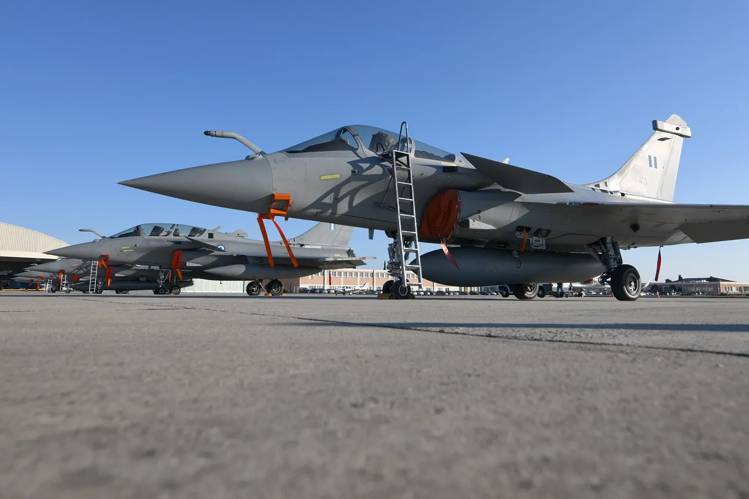 Los primeros seis Rafale de la Fuerza Aérea Helénica llegan a Grecia