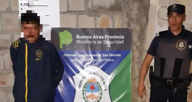 Lastimó a su padre con un cuchillo y la familia logró reducirlo